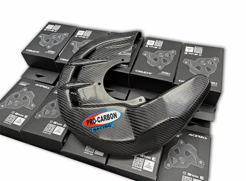 PRO CARBON HONDA FRONT DISC GUARD  WITHOUT FITTING KIT