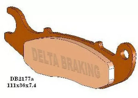 HONDA CRF300L RALLY FRONT BRAKE PADS DELTA DB2177