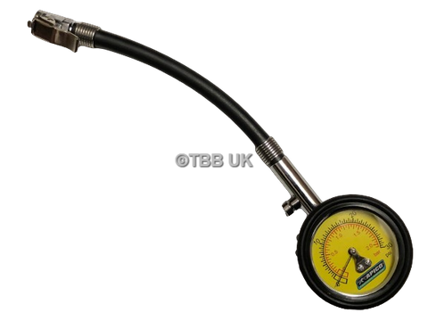 APICO LOW PRESSURE TYRE GAUGE 0-30PSI TRIALS MOTOX ENDURO