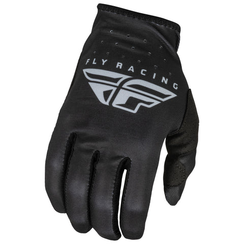 Fly Racing 2023 Lite Adult Gloves (Black/Grey)