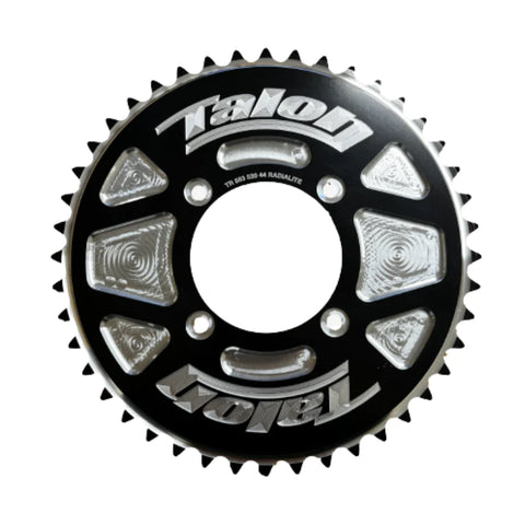 TALON 4 BOLT REAR FIM STYLE TRIALS SPROCKET 43T TEETH BLACK