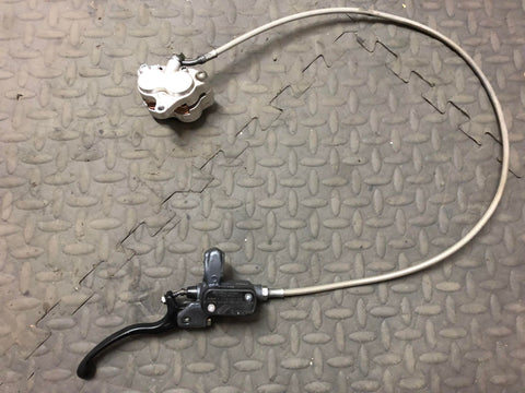 USED AJP COMPLETE FRONT BRAKE SET UP FOR GAS GAS SHERCO MONTESA BETA ETC