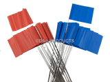DAB PRODUCTS SECTION MARKER FLAGS 20 X RED 20 X BLUE