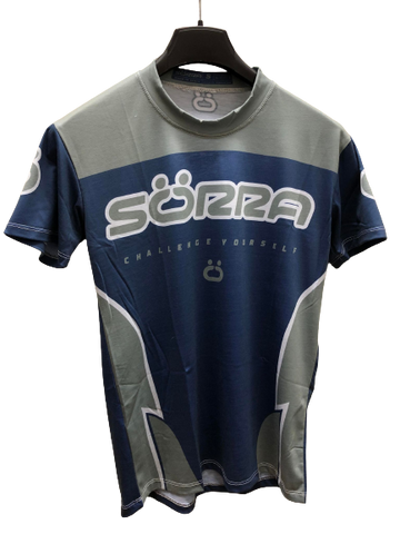 SORRA TRIALS SHORT SLEEVE JERSEY NAVY BLUE/GREY