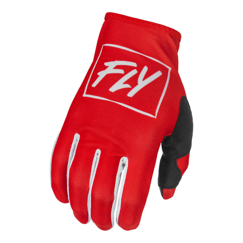 FLY 2022 LITE ADULT MOTOX ENDURO TRIALS GLOVES RED/WHITE SMALL