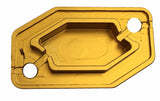 DAB PRODUCTS BRAKTEC PATTERN CLUTCH MASTER CYLINDER COVER & SCREWS GOLD - Trials Bike Breakers UK