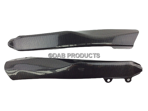 DAB PRODUCTS VERTIGO ICE HELL COMBAT REPLICA CARBON LOOK SWING ARM COVERS 1PR
