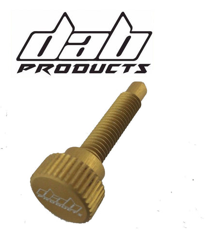 DAB PRODUCTS DELLORTO TRIALS  CARB IDLE TICKOVER ADJUSTMENT SCREW GOLD