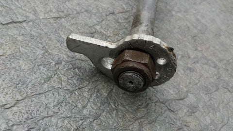 BETA TECHNO REAR WHEEL SPINDLE AXLE WITH SNAIL CAMS AND NUT