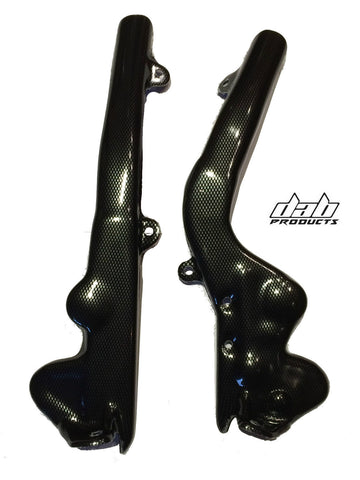 DAB PRODUCTS SCORPA SY250 2003-2009 CARBON LOOK FRAME PROTECTORS COVERS
