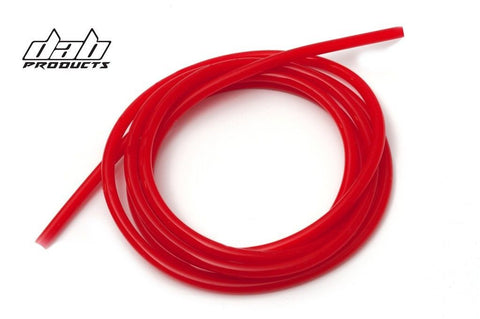 DAB PRODUCTS SILICONE CARB BREATHER HOSE 3MM BORE X 3MTR LONG  RED