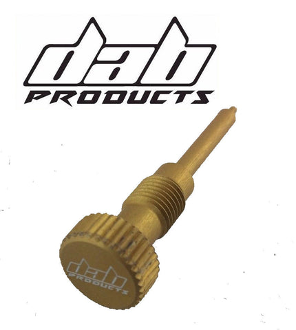 DAB PRODUCTS DELLORTO TRIALS CARB AIR MIXTURE ADJUSTMENT SCREW GOLD