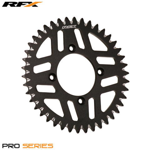 RFX PRO SERIES  4 BOLT REAR TRIALS SPROCKET 43 TEETH BLACK