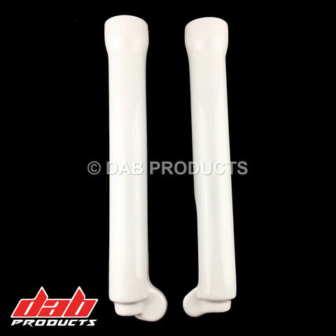 DAB PRODUCTS TECH TRIALS LOWER FORK GUARDS COVERS WHITE