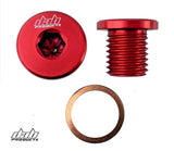 DAB PRODUCTS ENGINE/GEARBOX OIL FILLER PLUG SCREW RED GAS GAS SHERCO TRS JOTAGAS - Trials Bike Breakers UK