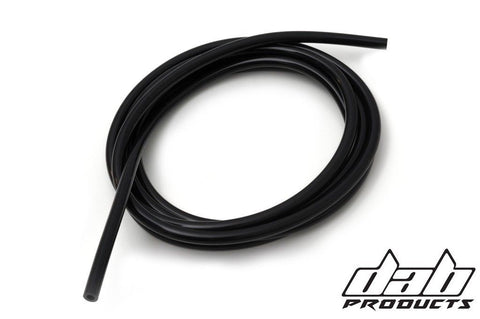 DAB PRODUCTS SILICONE CARB BREATHER HOSE 3MM BORE X 3MTR LONG  BLACK