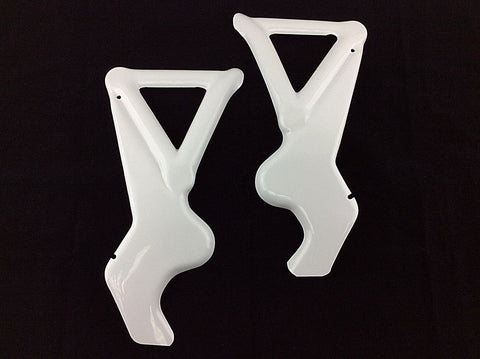 DAB PRODUCTS VERTIGO ICE HELL COMBAT REPLICA WHITE FRAME PROTECTORS COVERS
