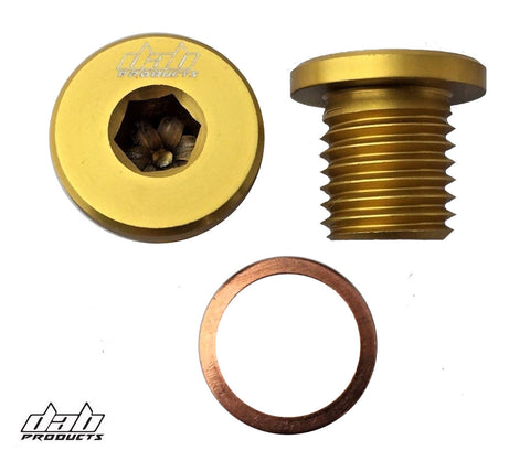 DAB PRODUCTS ENGINE/GEARBOX OIL FILLER PLUG SCREW GOLD GAS GAS SHERCO SCORPA TRS