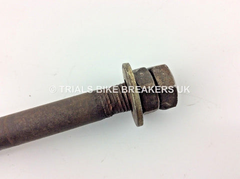 YAMAHA TY80 SWING SWINGING ARM SPINDLE & NUTS