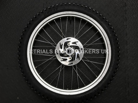 2004>2015 GAS GAS PRO FRONT WHEEL WITH DISC & TYRE TO FIT MARZOCCHI FORKS