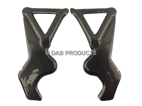 DAB PRODUCTS VERTIGO ICE HELL COMBAT REPLICA CARBON WEAVE LOOK FRAME PROTECTORS COVERS
