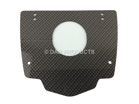 DAB PRODUCTS TRS ONE RR GOLD CARBON WEAVE LOOK ENGINE SPLASH GUARD