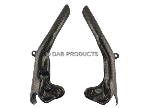 DAB PRODUCTS SHERCO TRIALS 2010-2015 CARBON WEAVE LOOK FRAME PROTECTORS COVERS