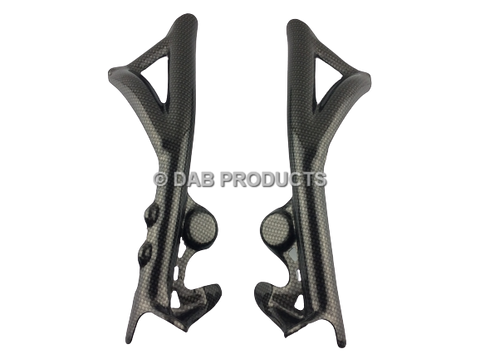 DAB PRODUCTS GAS GAS PRO CARBON WEAVE LOOK FRAME COVERS PROTECTORS 2011-2022