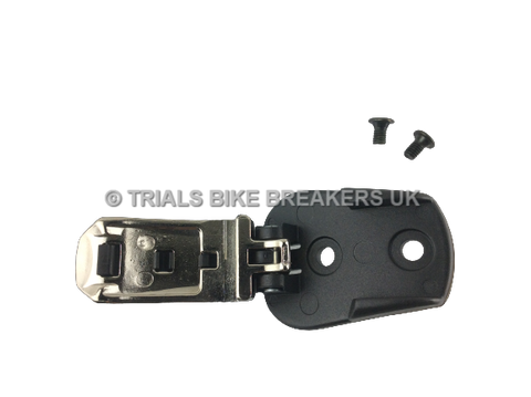 GAERNE TRIALS MOTX ENDURO REPLACEMENT BOOT BUCKLE BLACK WITH SCREWS