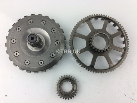 USED GAS GAS PRO CLUTCH PACK ASSEMBLY WITH BASKET & GEARS - 17MM FINGER HEIGHT