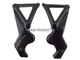 DAB PRODUCTS VERTIGO ICE HELL COMBAT REPLICA CARBON LOOK FRAME PROTECTORS COVERS