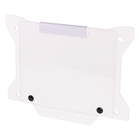 DAB PRODUCTS FACTORY TRIALS NUMBER BOARD PLATE WITH WINDOW WHITE