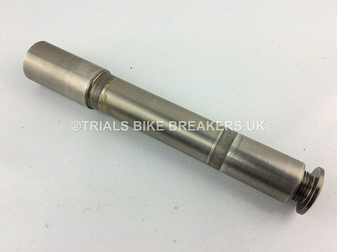 GAS GAS PRO OSSA FRONT WHEEL AXLE SPINDLE WITH BOLT TO SUIT MARZOCCHI FORKS