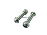 DAB PRODUCTS TRIALS FOOTRESTS FOOTPEGS MOUNTING NUT & BOLT SET 2PC - Trials Bike Breakers UK