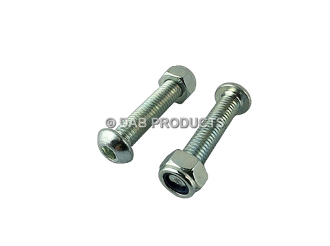 DAB PRODUCTS TRIALS FOOTRESTS FOOTPEGS MOUNTING NUT & BOLT SET 2PC