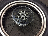 USED GAS GAS PRO REAR WHEEL WITH SPROCKET DISC & TYRE WILL FIT OTHERS MONTESA SHERCO