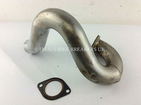 2000-2003 GAS GAS TXT & EDITION CHROME FRONT HEADER PIPE AND GASKET