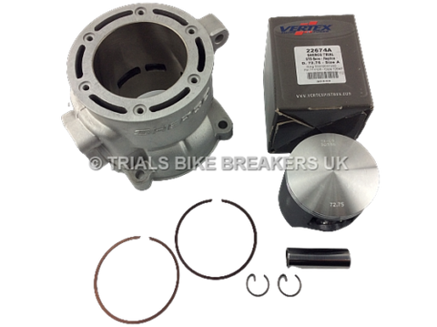 2011 ONWARDS SHERCO TRIALS ST 250 CYLINDER BARREL & PISTON KIT