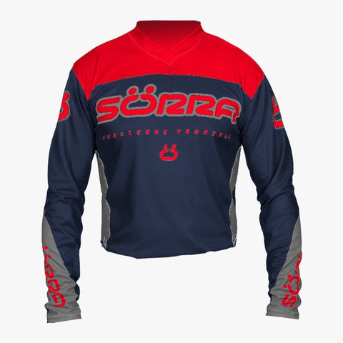 SORRA TRIALS JERSEY NAVY/RED